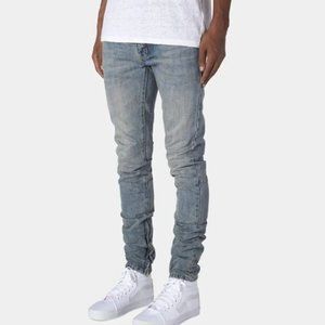 MNML M5 Button-Fly Ankle Zip Slim Fit Jean Size 30